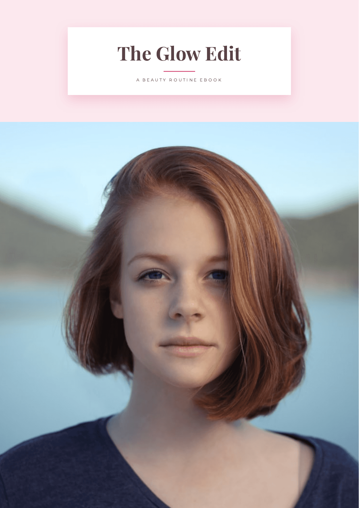 The Glow Edit - Blush eBook, a portfolio produced by McLeuker AI