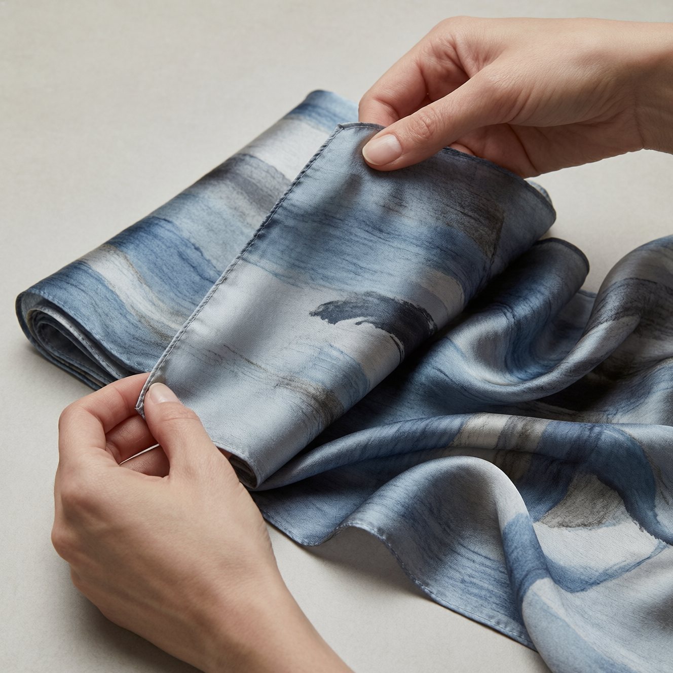 Refining the set — printed sheets in hand