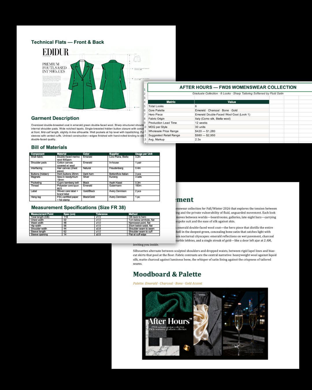 Line sheet